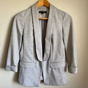 Dynamite Women's Gray Open Front Blazer Jacket Single Lapel‎ Size Medium